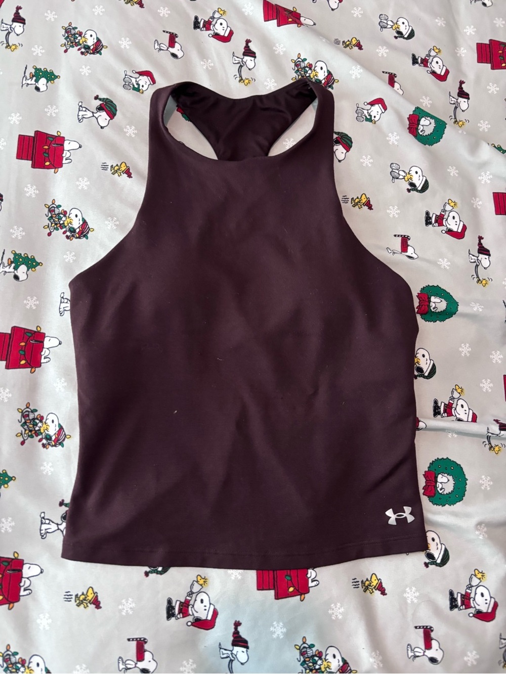 Under Armour Women's Brown Racerback Crop Tank